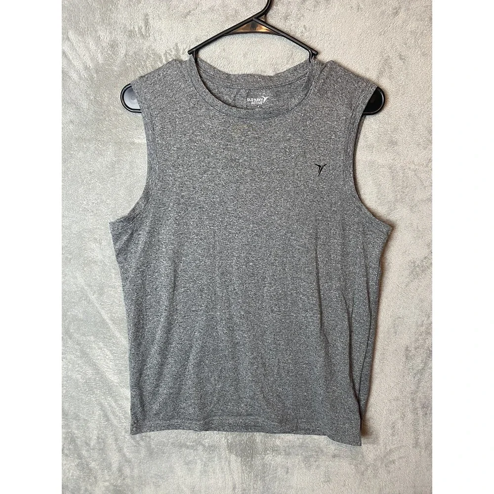 Old Navy Active Size Small Gray Sleeveless Shirt